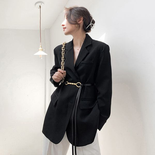 women's suits & blazers black women's jacket, retro loose jacket in autumn and sprg, 2021, White;black
women's suits & blazers black women's jacket, retro loose jacket in autumn and sprg, 2021, White;black
