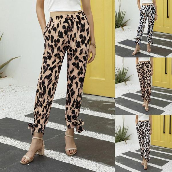 women's pants & capris spring and autumn leopard print side open trousers high waist wide leg, Black;white
women's pants & capris spring and autumn leopard print side open trousers high waist wide leg, Black;white