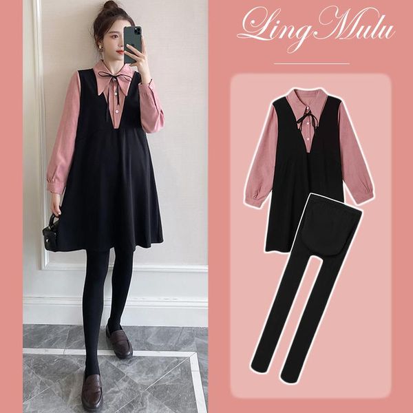 maternity dresses 689# dress spring autumn cotton long sleeve false two-piece for pregnant women mom, White
maternity dresses 689# dress spring autumn cotton long sleeve false two-piece for pregnant women mom, White