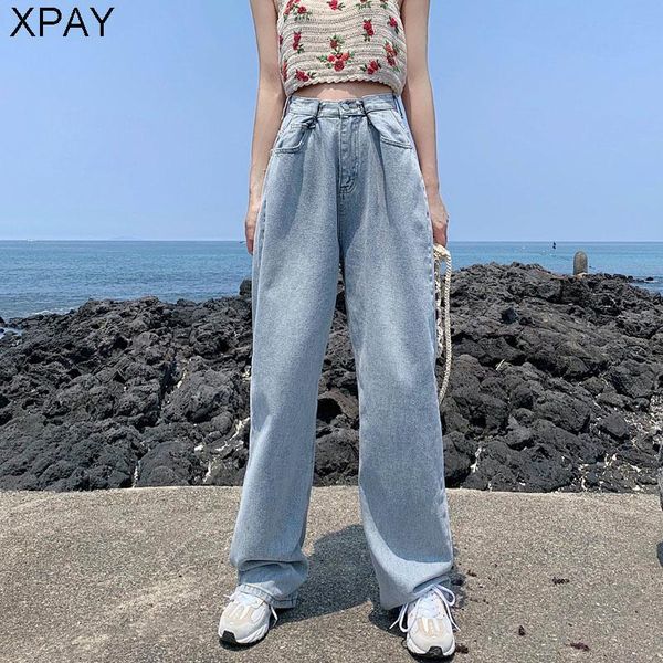 summer fashion high waist jeans femme korean style straight loose casual wide light blue denim pants women's
summer fashion high waist jeans femme korean style straight loose casual wide light blue denim pants women's