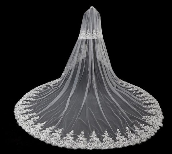 bridal veils 5m long wedding lurxy cut edge simple soft tulle cathedral accessories with comb white ivory veil, Black
bridal veils 5m long wedding lurxy cut edge simple soft tulle cathedral accessories with comb white ivory veil, Black