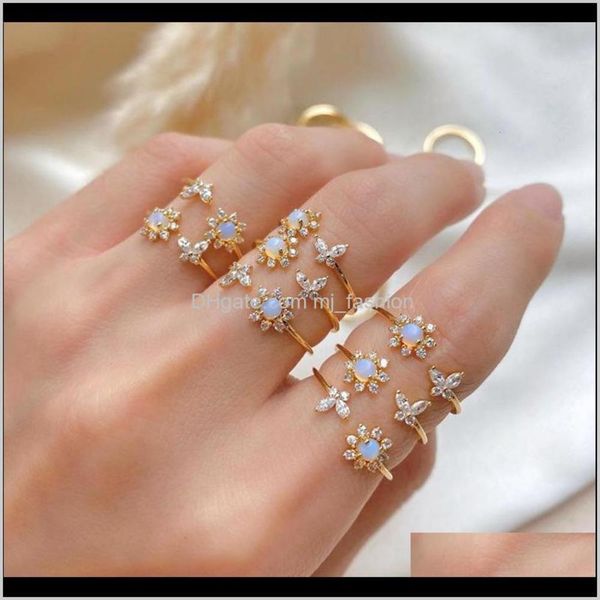 2021 band drop delivery opal moonstone weddings rings for women crystal butterfly stone ring gift bijoux femme jewelry svnal, Silver
2021 band drop delivery opal moonstone weddings rings for women crystal butterfly stone ring gift bijoux femme jewelry svnal, Silver