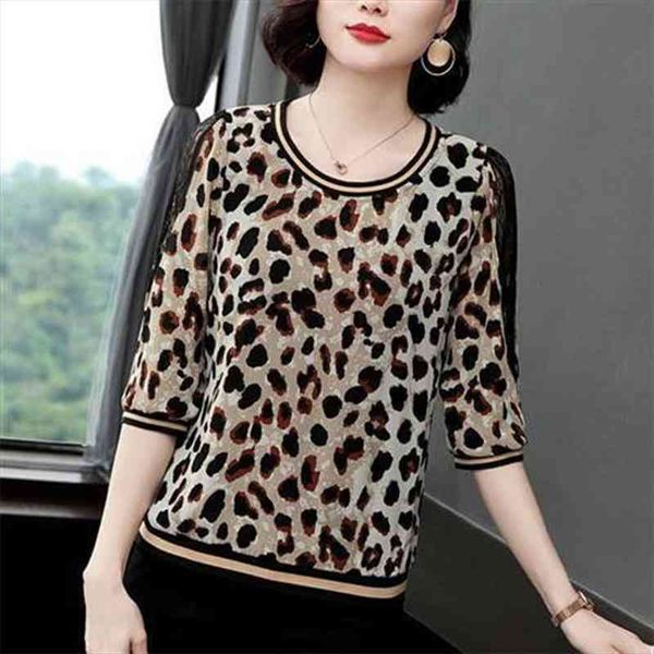 womens spring autumn style chiffon blouses womens elegant o-neck leopard half sleeve hollow out korean dd8608, White
womens spring autumn style chiffon blouses womens elegant o-neck leopard half sleeve hollow out korean dd8608, White