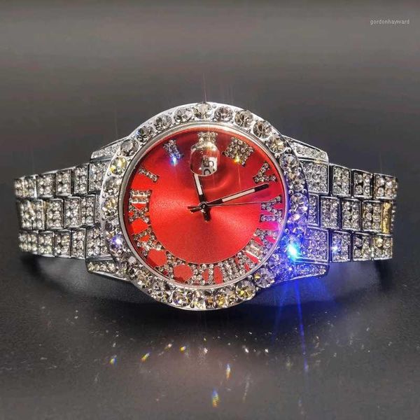 wristwatches missfox red luxurious wristwatch men big diamnd roman man's blingbling platinum watch quartz stainless steel fashion party, Slivery;brown
wristwatches missfox red luxurious wristwatch men big diamnd roman man's blingbling platinum watch quartz stainless steel fashion party, Slivery;brown