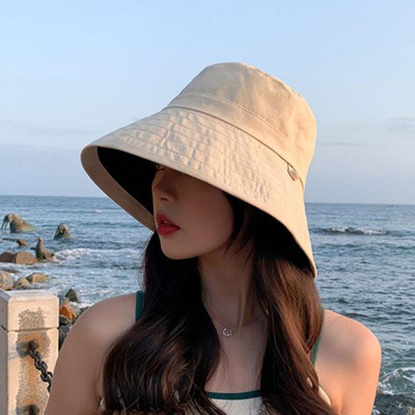 wide brim hats summer sun hat female spring and autumn beach outdoor uv protection with korean version of the fisherman, Blue;gray
wide brim hats summer sun hat female spring and autumn beach outdoor uv protection with korean version of the fisherman, Blue;gray