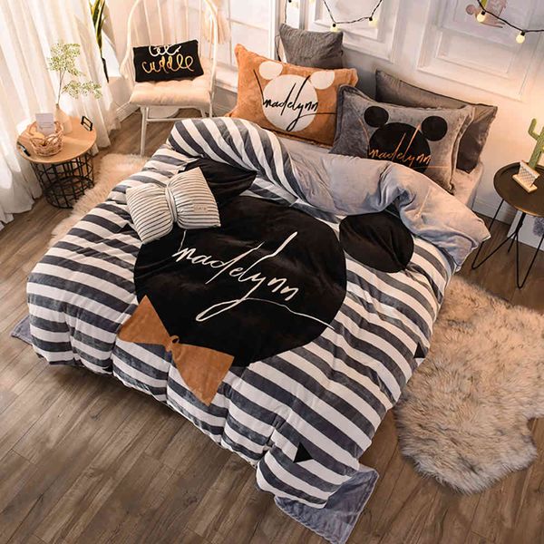 bedding sets warm flannel set ab double side cartoons 1duvet cover 2 pillowcases,1flat sheet as throw blanket for sofa sleeping 6cgi
bedding sets warm flannel set ab double side cartoons 1duvet cover 2 pillowcases,1flat sheet as throw blanket for sofa sleeping 6cgi