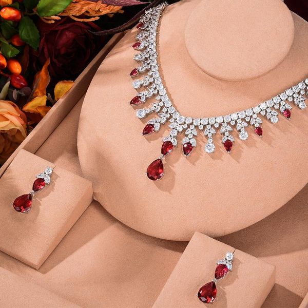 earrings & necklace blachette shiny crystal full cubic zirconia jewelry set bridal wedding celebration accessories, Silver
earrings & necklace blachette shiny crystal full cubic zirconia jewelry set bridal wedding celebration accessories, Silver