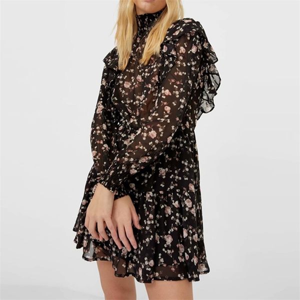 summer elegant dress for women mini floral party o-neck pleated vestidos female vintage dresses 210422, Black;gray
summer elegant dress for women mini floral party o-neck pleated vestidos female vintage dresses 210422, Black;gray