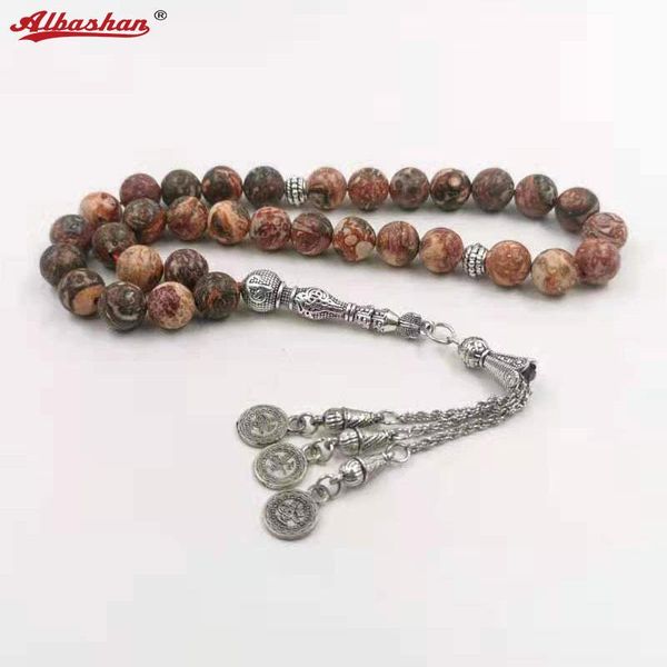 beaded, strands man tasbih natural jasper gemstone misbaha rosary bead islamic accessories on hand muslim 2021 fashion gift paryer bracelet, Black
beaded, strands man tasbih natural jasper gemstone misbaha rosary bead islamic accessories on hand muslim 2021 fashion gift paryer bracelet, Black