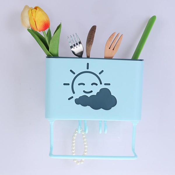 household kitchen shelve wall hanging water draining tableware spoon storage box hooks & rails
household kitchen shelve wall hanging water draining tableware spoon storage box hooks & rails