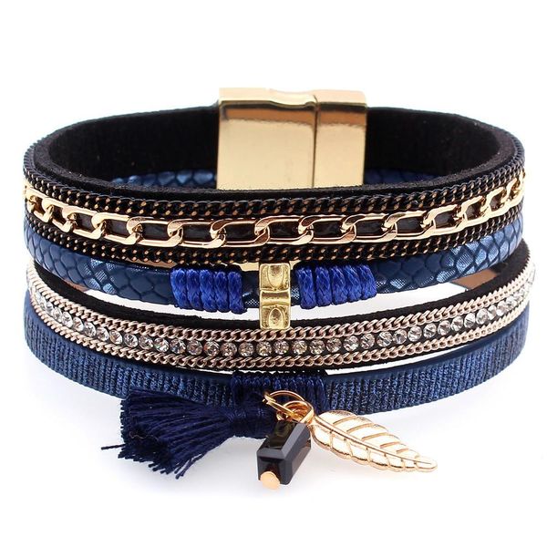 tassels magnetic buckle bracelet high archives leatherwear diamond bracelet explosive batch, Golden;silver
tassels magnetic buckle bracelet high archives leatherwear diamond bracelet explosive batch, Golden;silver