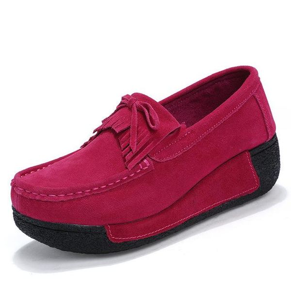 dress shoes 2021 women's platform tassel casual cowhide soft sole give a person kind of pure color comfortable feeling, Black
dress shoes 2021 women's platform tassel casual cowhide soft sole give a person kind of pure color comfortable feeling, Black
