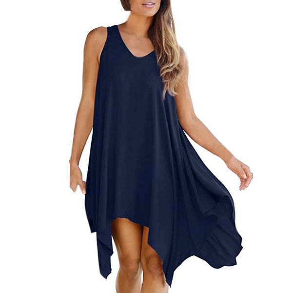 chamsgend women short dress femme summer casual back lace sleeveless tank beach maxi dresses g0418#10, Black;gray
chamsgend women short dress femme summer casual back lace sleeveless tank beach maxi dresses g0418#10, Black;gray