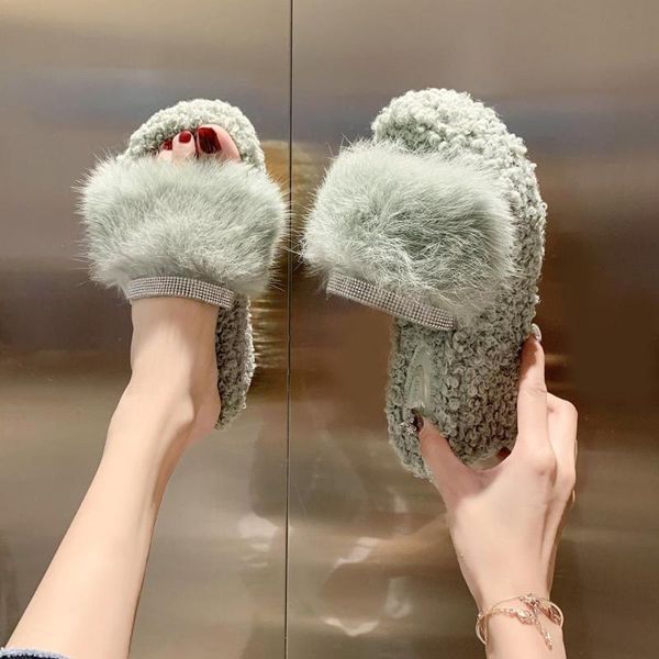female shoes on a wedge womens slippers outdoor platform luxury slides flock heeled mules fur flip flops 2021 designer flat, Black
female shoes on a wedge womens slippers outdoor platform luxury slides flock heeled mules fur flip flops 2021 designer flat, Black