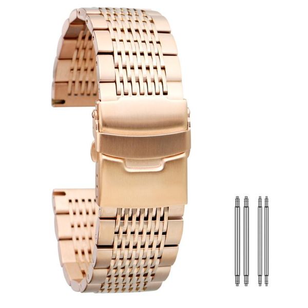 watch bands gold/rose gold/blue watchband men women wristwatch stainless steel bracelet for universal 18mm 20mm 22mm 24mm accessories, Black;brown
watch bands gold/rose gold/blue watchband men women wristwatch stainless steel bracelet for universal 18mm 20mm 22mm 24mm accessories, Black;brown