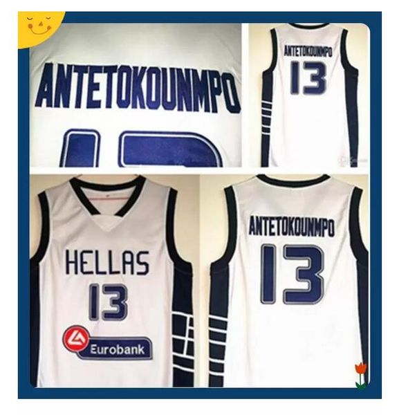 greece hellas college jerseys the alphabet basketball wears 13 giannis antetokounmpo jersey men white team sport breathable uniform low pric, Black;red
greece hellas college jerseys the alphabet basketball wears 13 giannis antetokounmpo jersey men white team sport breathable uniform low pric, Black;red