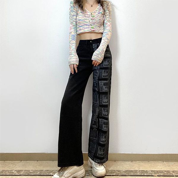 women's pants & capris harajuku cyber y2k korean fashionpattern hip hop wide leg women men casual streetwear elastic waist jogger, Black;white
women's pants & capris harajuku cyber y2k korean fashionpattern hip hop wide leg women men casual streetwear elastic waist jogger, Black;white