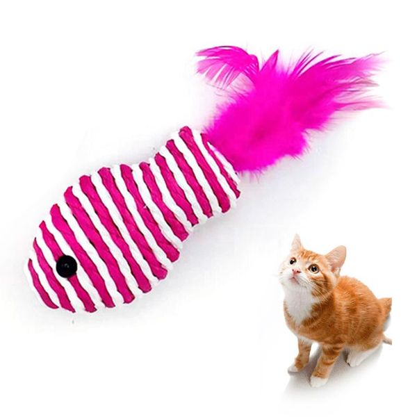 cat toys kitten toy fake feather interactive fish shaped sisal scratcher lifelike pet favor random color
cat toys kitten toy fake feather interactive fish shaped sisal scratcher lifelike pet favor random color