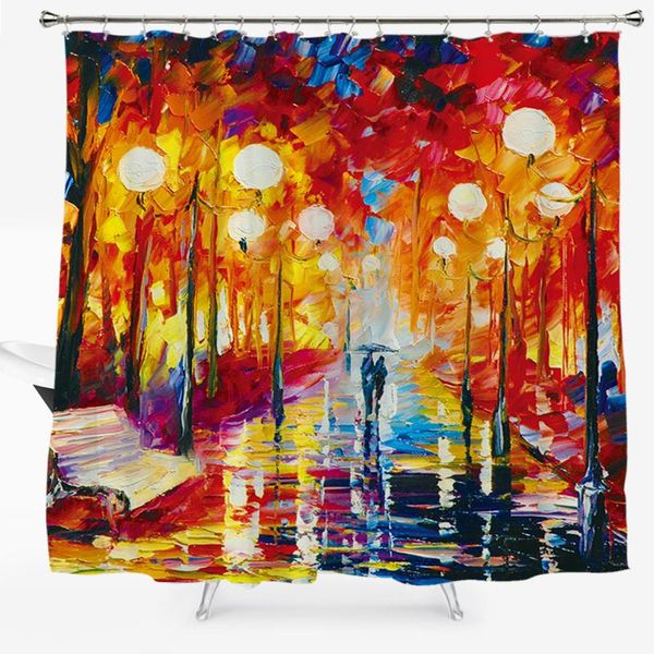 colorful painting shower curtain polyester waterproof fabric bathroom with 12pcs hooks or 40-60cm mat curtains
colorful painting shower curtain polyester waterproof fabric bathroom with 12pcs hooks or 40-60cm mat curtains