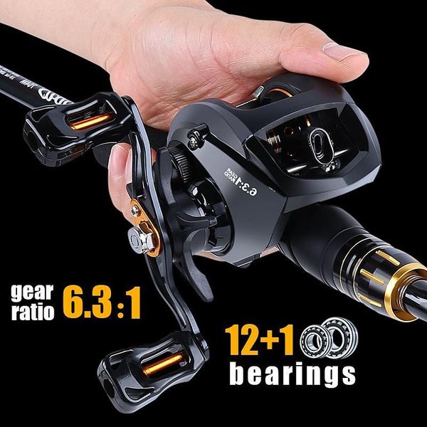 lieyuwang 8kg max drag left right fishing baitcasting reel 6.3:1 10+1bb high speed hand reinforced reels
lieyuwang 8kg max drag left right fishing baitcasting reel 6.3:1 10+1bb high speed hand reinforced reels