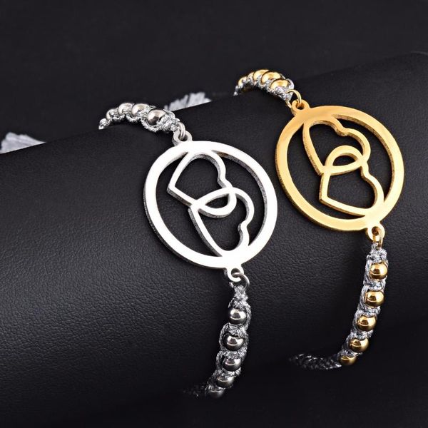 charm bracelets hiphop stainless steel handmade heart bangle knitted tassel beaded adjustable stretch bracelet wholesale&dropship jewelry, Golden;silver
charm bracelets hiphop stainless steel handmade heart bangle knitted tassel beaded adjustable stretch bracelet wholesale&dropship jewelry, Golden;silver