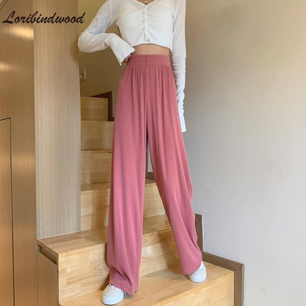 women's pants & capris 2021 spring and summer high waist loose mopping female drape straight thin casual wide-leg trousers students, Black;white
women's pants & capris 2021 spring and summer high waist loose mopping female drape straight thin casual wide-leg trousers students, Black;white