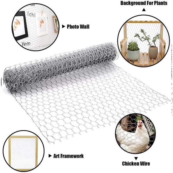 fencing, trellis & gates 50lb chicken wire net for craft projects lightweight galvanized hexagonal mesh
fencing, trellis & gates 50lb chicken wire net for craft projects lightweight galvanized hexagonal mesh