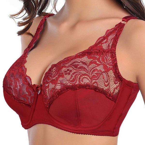 bras women floral unlined lace bra ultrathin transparent brassiere b c d e cup lingerie underwire bralette underwear plus size, Red;black
bras women floral unlined lace bra ultrathin transparent brassiere b c d e cup lingerie underwire bralette underwear plus size, Red;black