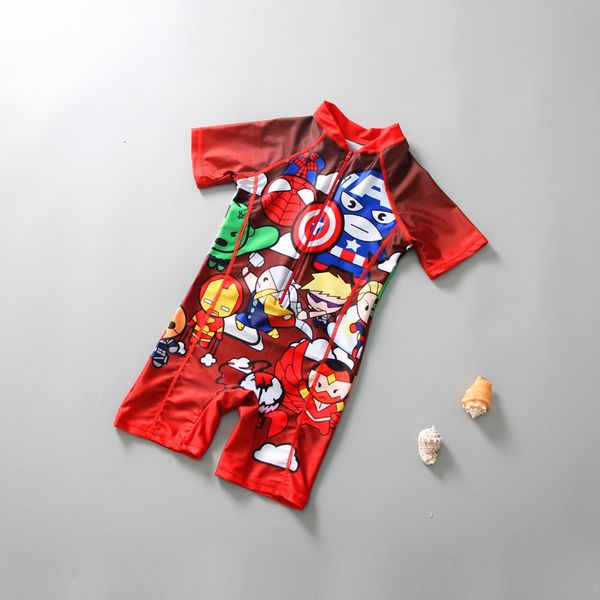 children' swimsuit one piece cartoon robot boy girl sunscreen swimsuit baby boy spring warm swimsuit, Red;black
children' swimsuit one piece cartoon robot boy girl sunscreen swimsuit baby boy spring warm swimsuit, Red;black