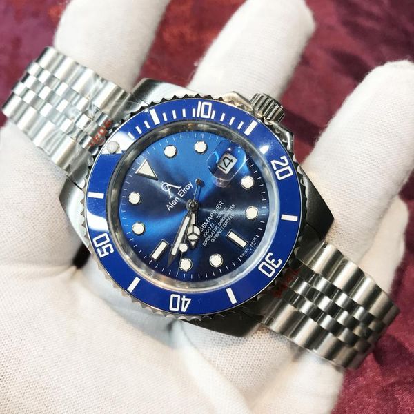 wristwatches 15 types mens watches blue ceramic bezel sapphire glass sub luminous mechanical sweeping 904l stainless steel waterproof, Slivery;brown
wristwatches 15 types mens watches blue ceramic bezel sapphire glass sub luminous mechanical sweeping 904l stainless steel waterproof, Slivery;brown
