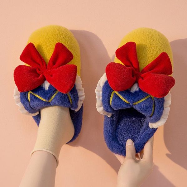 slippers winter cute bowknot couple women fur slipper indoor keep warm bedroom cartoon princess flat soft slip-on ladies, Black
slippers winter cute bowknot couple women fur slipper indoor keep warm bedroom cartoon princess flat soft slip-on ladies, Black
