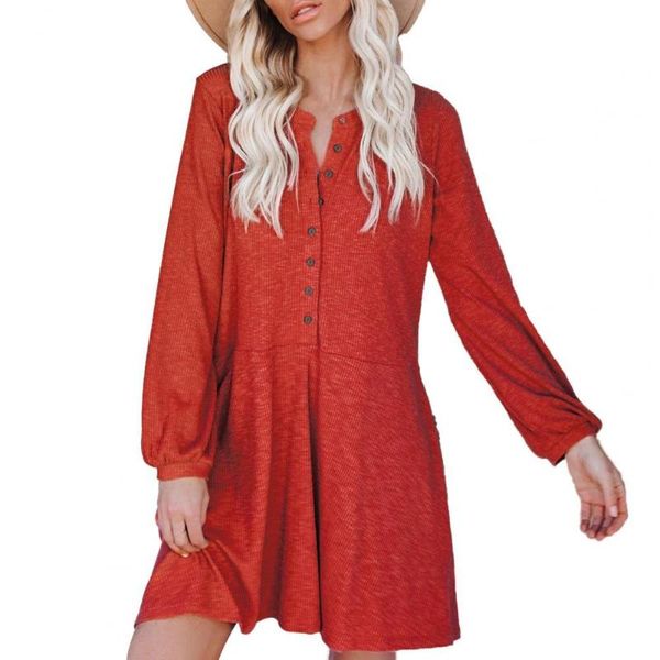 casual dresses ele-choices -3xl loose dress solid color pullover mid waist buttons ribbing women accessory for holiday, Black;gray
casual dresses ele-choices -3xl loose dress solid color pullover mid waist buttons ribbing women accessory for holiday, Black;gray