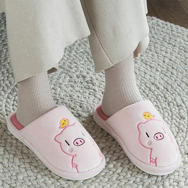 slippers vogue plush women winter home indoor bedroom loves couple shoes cartoon pig soft warm cute slipper, Black
slippers vogue plush women winter home indoor bedroom loves couple shoes cartoon pig soft warm cute slipper, Black