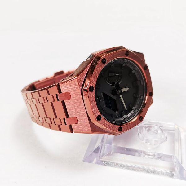 watch bands 3rd generation red ga2100 watchband and bezel for ga-2100/2110 stainless steel straps case with tools, Black;brown
watch bands 3rd generation red ga2100 watchband and bezel for ga-2100/2110 stainless steel straps case with tools, Black;brown