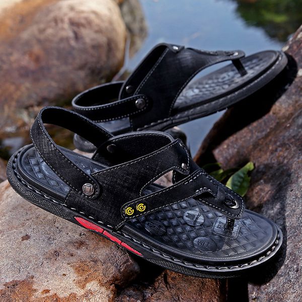 38-44 men's women's children casual summer sandals beach slippers spring and fall flip flops lady gentlemen hole shoes, Black
38-44 men's women's children casual summer sandals beach slippers spring and fall flip flops lady gentlemen hole shoes, Black