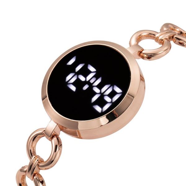 wristwatches fashion luxury women's electronic watches led display digital watch for women gold silver stainless steel with bracelet cl, Slivery;brown
wristwatches fashion luxury women's electronic watches led display digital watch for women gold silver stainless steel with bracelet cl, Slivery;brown