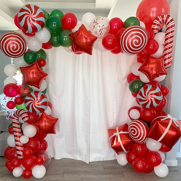 party decoration 112pcs christmas balloon garland arch kit home xmas candy cane present box foil balloons red confetti globos
party decoration 112pcs christmas balloon garland arch kit home xmas candy cane present box foil balloons red confetti globos