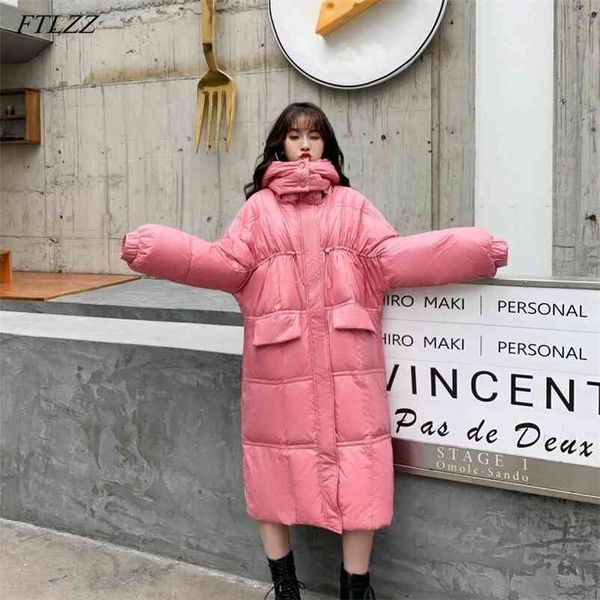 winter women hooded loose long down parkas casual female 90% white duck black coat thick warm windproof outwear 210430
winter women hooded loose long down parkas casual female 90% white duck black coat thick warm windproof outwear 210430