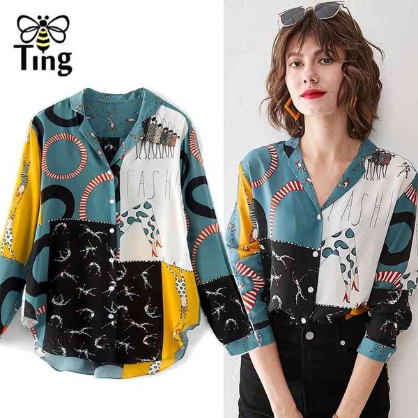summer fashion color block floral women casual blouse street chic button up v neck female blusa shirts moda verano za 210513, White
summer fashion color block floral women casual blouse street chic button up v neck female blusa shirts moda verano za 210513, White