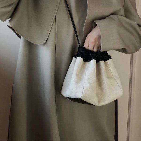 evening bags luxury drawstring bucketbag for women simple two material reversible winter use leather spring summer canvas female
evening bags luxury drawstring bucketbag for women simple two material reversible winter use leather spring summer canvas female