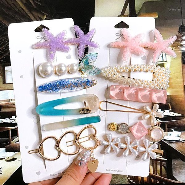 women barrette set fashion acrylic simulation pearl big starfish hair clips for girls accessories geometric hairpin jewelry1
women barrette set fashion acrylic simulation pearl big starfish hair clips for girls accessories geometric hairpin jewelry1