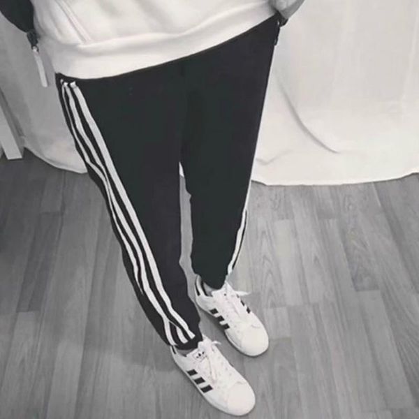 women's pants & capris fashion side stripe women 2021 summer autumn high waist streetwear cargo jogger harajuku harem sweatpants, Black;white
women's pants & capris fashion side stripe women 2021 summer autumn high waist streetwear cargo jogger harajuku harem sweatpants, Black;white