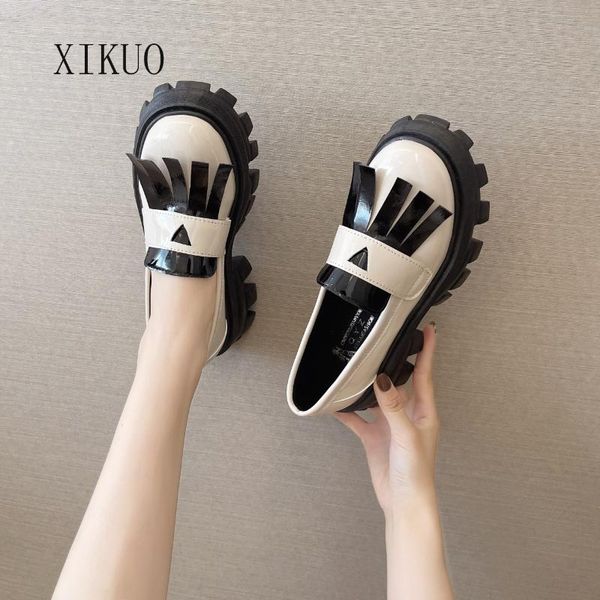 dress shoes 2021 spring autumn women's black pumps british style small leather women platform single ladies fashion loafers
dress shoes 2021 spring autumn women's black pumps british style small leather women platform single ladies fashion loafers