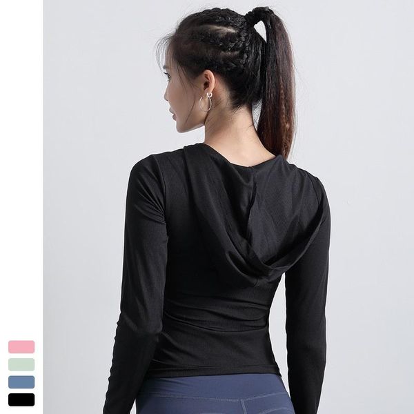 yoga outfits woman seamless shirt with hood high elastic running breathable cycling sports slim fit loose long sleeve, White;red
yoga outfits woman seamless shirt with hood high elastic running breathable cycling sports slim fit loose long sleeve, White;red
