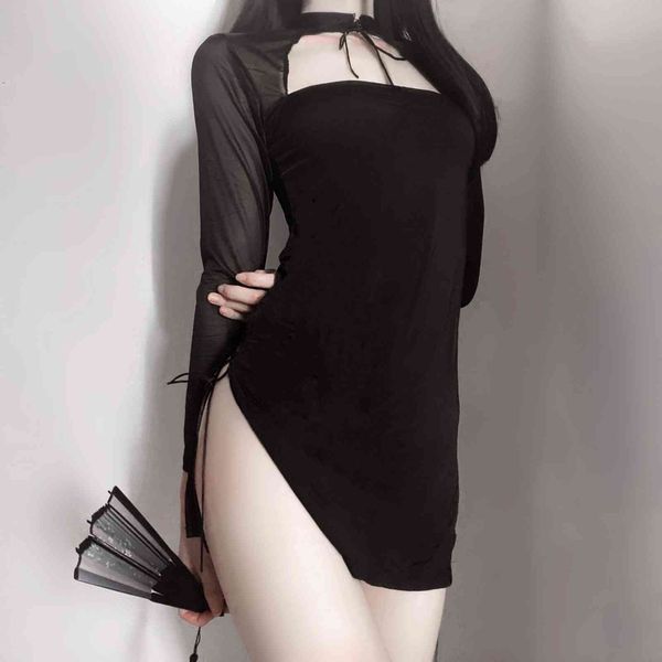 women cosplay costumes erotic lingeries club wear maid waitress uniform qipao cheongsam dress maids outfit nightdress, Red;black
women cosplay costumes erotic lingeries club wear maid waitress uniform qipao cheongsam dress maids outfit nightdress, Red;black