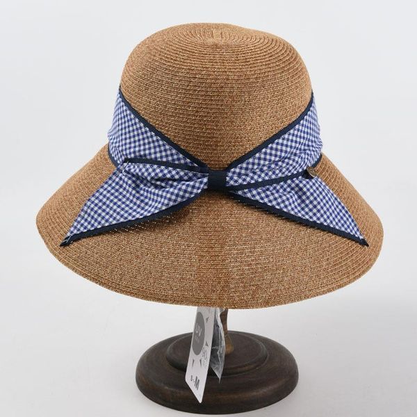 wide brim hats korea stylish uv protection foldable sun hat straw visor women and caps bow bucket beach accessories, Blue;gray
wide brim hats korea stylish uv protection foldable sun hat straw visor women and caps bow bucket beach accessories, Blue;gray