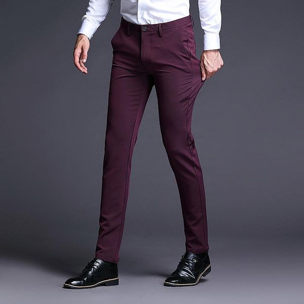 men's suits & blazers suit pants men casual office business formal for wedding party dress social trousers pantalones hombre, White;black
men's suits & blazers suit pants men casual office business formal for wedding party dress social trousers pantalones hombre, White;black