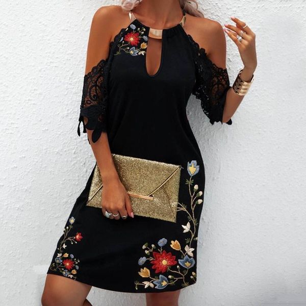 casual dresses women's print cold shoulder dress lace sleeve halter neck strapless 2021 party night club summer vestidos, Black;gray
casual dresses women's print cold shoulder dress lace sleeve halter neck strapless 2021 party night club summer vestidos, Black;gray