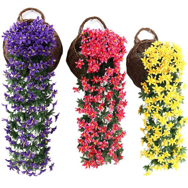 70cm violet artificial flower vine decorative fake plastic ivy faux plants leaf hanging garland wedding party wall decoration flowers & wrea
70cm violet artificial flower vine decorative fake plastic ivy faux plants leaf hanging garland wedding party wall decoration flowers & wrea