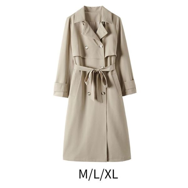 women's trench coats double-breasted coat belt self tie long notch waterproof regular jacket outerwear, Tan;black
women's trench coats double-breasted coat belt self tie long notch waterproof regular jacket outerwear, Tan;black